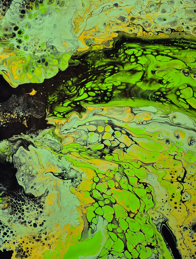 Fluide Art Vert&nbsp;&nbsp;&nbsp;&copy; Catherine Vincent