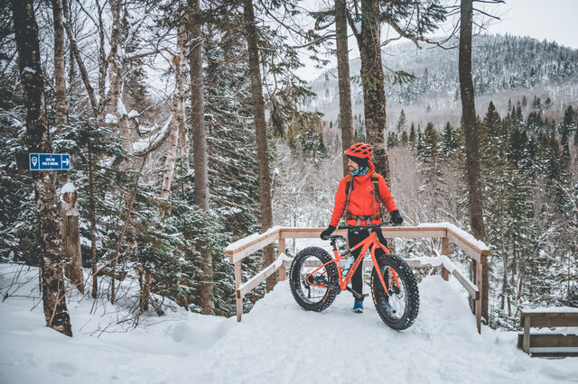 Fatbike au Parc du Massif du Sud&nbsp;&nbsp;&nbsp;&copy; Parc du Massif du Sud - 4000 Hikes