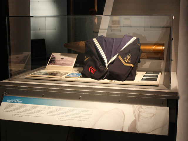 L'exposition permanente Héritiers des Guerres&nbsp;&nbsp;&nbsp;&copy; Musée naval de Québec