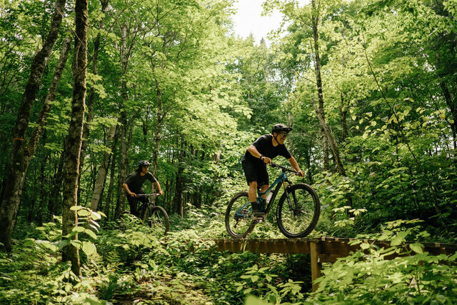 Vélo de montagne - Parc du Massif du Sud&nbsp;&nbsp;&nbsp;&copy; Tourisme Chaudière-Appalaches