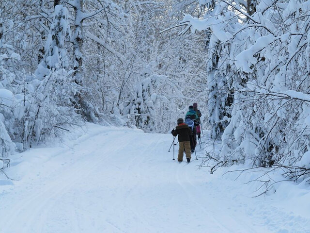 Pour petits et grands&nbsp;&nbsp;&nbsp;&copy; Club de ski de fond Évain