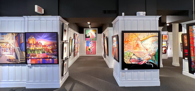 Salle centrale des contemporains&nbsp;&nbsp;&nbsp;&copy; Galerie Perreault