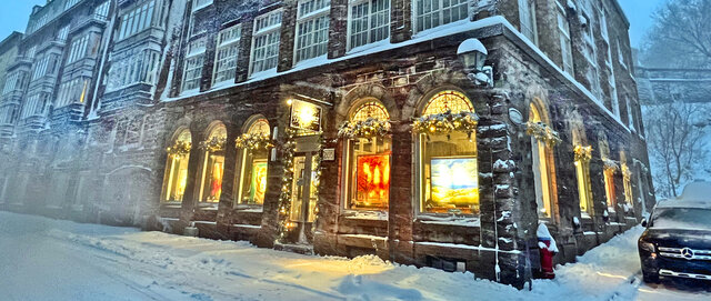 Première neige à la galerie Perreault&nbsp;&nbsp;&nbsp;&copy; Galerie Perreault