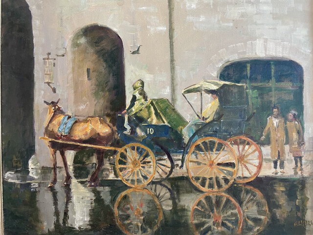 Calèche sous la pluie&nbsp;&nbsp;&nbsp;&copy; B.Saly
