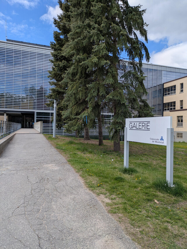 Galerie de l'Université de Montréal - Extérieur&nbsp;&nbsp;&nbsp;&copy; Galerie de l'Université de Montréal