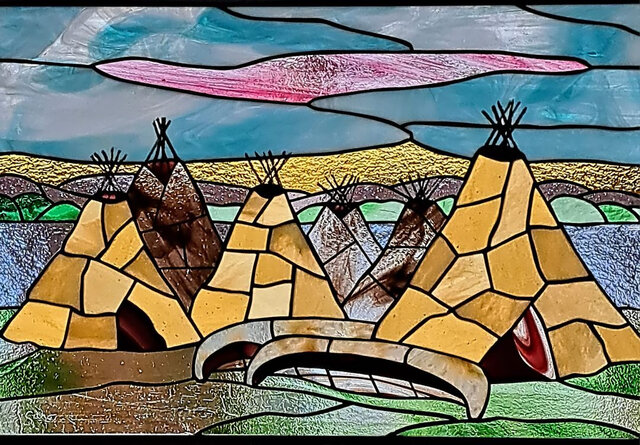 Au bord de la rivière - oeuvre&nbsp;&nbsp;&nbsp;&copy; M-C.Tremblay