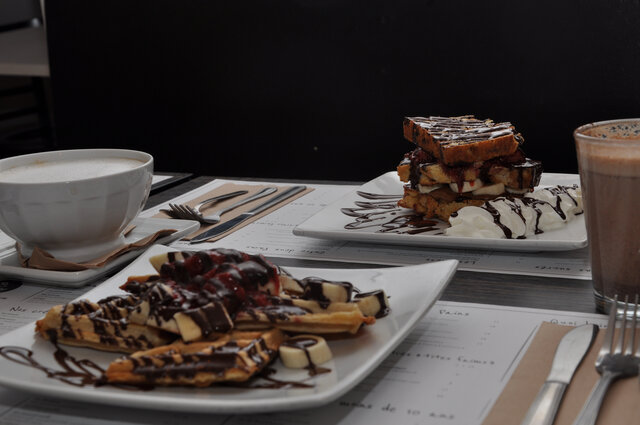 Petit déjeuner sucré&nbsp;&nbsp;&nbsp;&copy; Bistro-Chocolaterie Le Divin Tandem Inc.