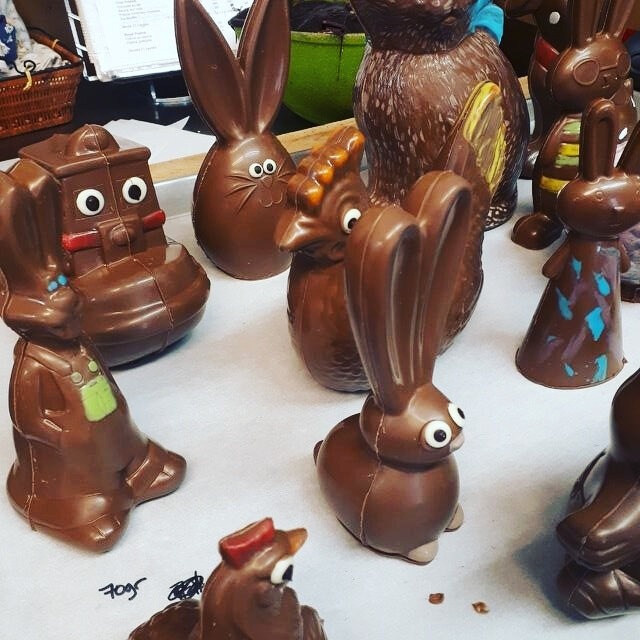 Chocolats de Pâques&nbsp;&nbsp;&nbsp;&copy; Bistro-Chocolaterie Le Divin Tandem Inc.