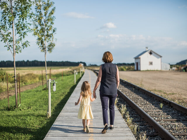 Gare de Baie-St-Paul&nbsp;&nbsp;&nbsp;&copy; W.Lew