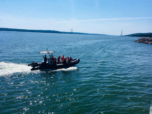 Croisière en bateau sur le fleuve Saint-Laurent&nbsp;&nbsp;&nbsp;&copy; Croisières Orléans - Y.Moucheboeuf