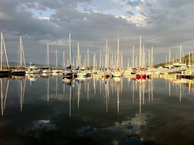 Fin d'après-midi&nbsp;&nbsp;&nbsp;&copy; Marina de Gaspé / Club nautique Jacques-Cartier