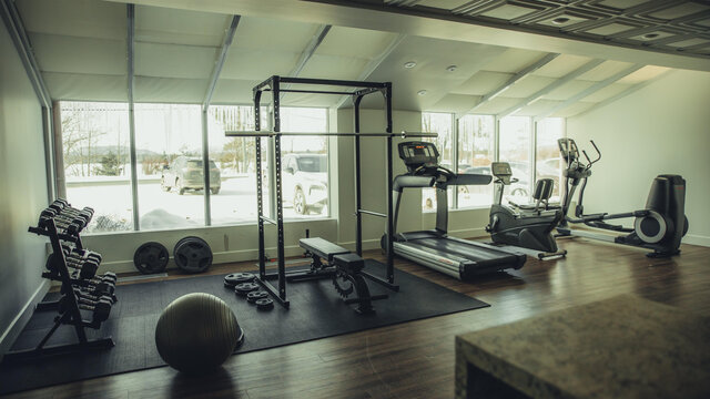 Salle de Gym&nbsp;&nbsp;&nbsp;&copy; Hôtel Lac Brome