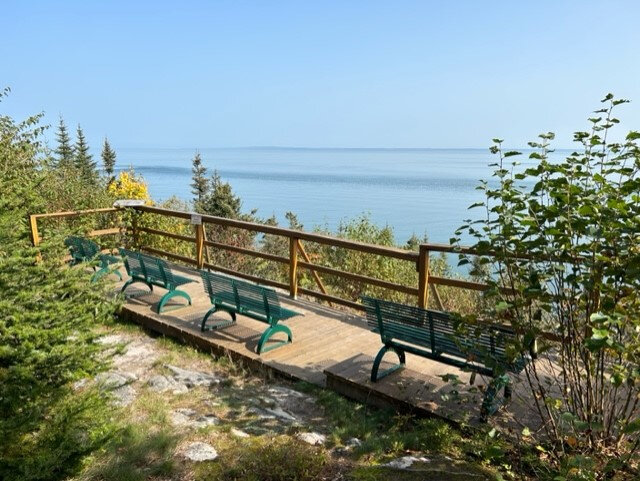 Observatoire à deux paliers&nbsp;&nbsp;&nbsp;&copy; Camping Falaise-sur-Mer
