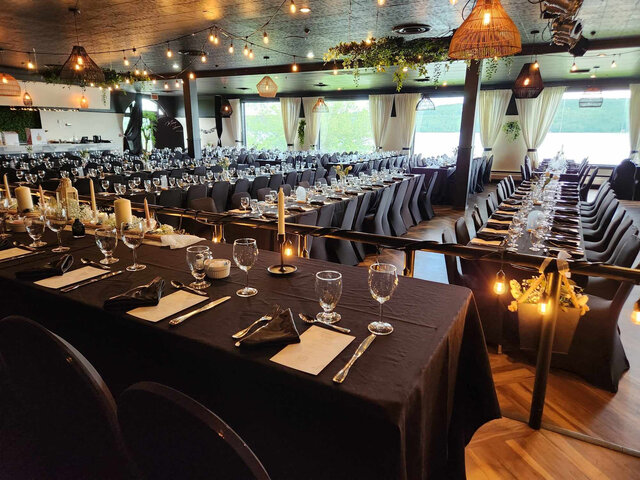 Salle de banquets&nbsp;&nbsp;&nbsp;&copy; Manoir Lac-Etchemin