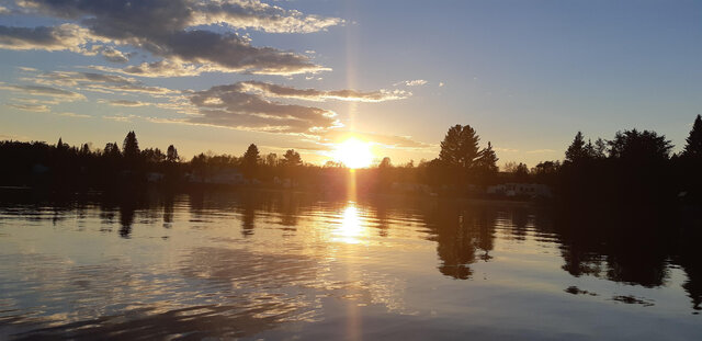 Coucher de soleil&nbsp;&nbsp;&nbsp;&copy; B.Arcand