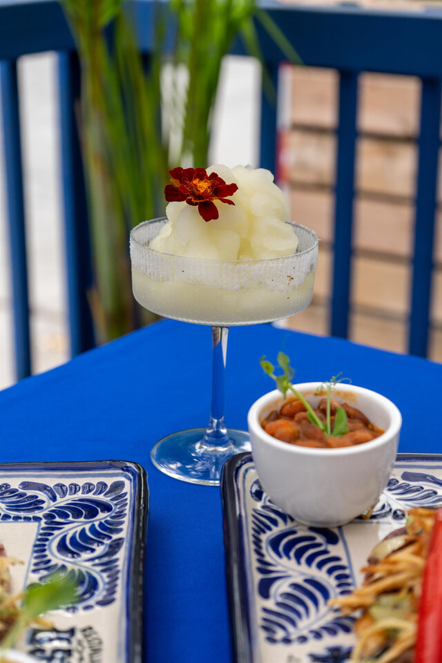 Restaurant Le 514 – Margarita glacée et plat signature&nbsp;&nbsp;&nbsp;&copy; Restaurant Le 514
