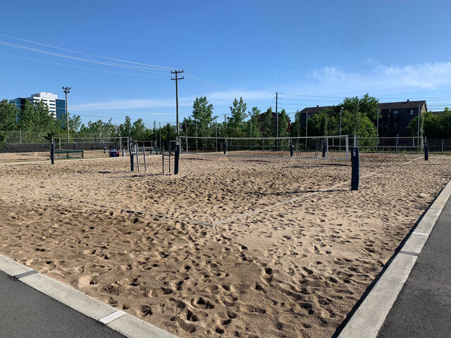 Terrain Volleyball&nbsp;&nbsp;&nbsp;&copy; Jeux du Québec