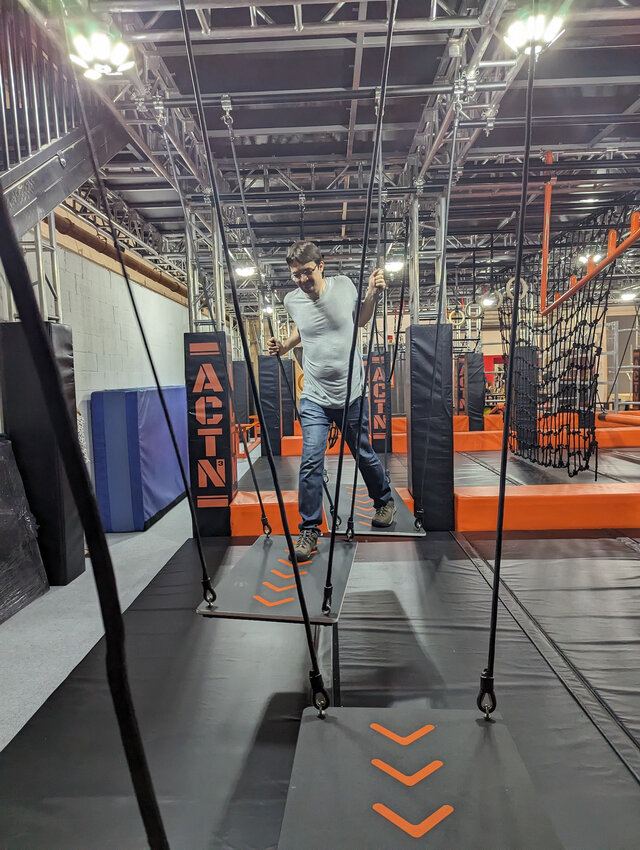 Ninja Warrior débutant&nbsp;&nbsp;&nbsp;&copy; ACTN3