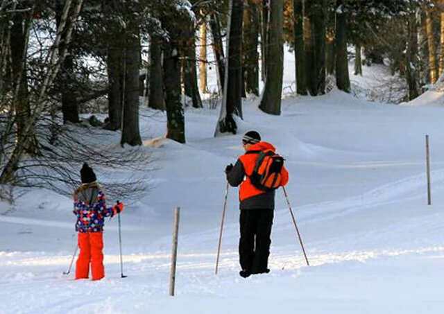 Randonnée hivernale&nbsp;&nbsp;&nbsp;&copy; Club de golf Les Cèdres