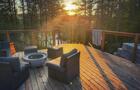 Terrasse au coucher du soleil&nbsp;&nbsp;&nbsp;&copy; Genevieve Cooke