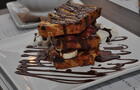 Étagé pain perdu chocolat praline&nbsp;&nbsp;&nbsp;&copy; Bistro-Chocolaterie Le Divin Tandem Inc.