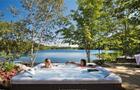 Spa extérieur avec vue
