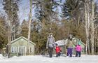 Chalet hiver&nbsp;&nbsp;&nbsp;&copy; Centre touristique du Lac-Simon