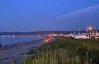 Vue du camping en soirée&nbsp;&nbsp;&nbsp;&copy; N.Paquet