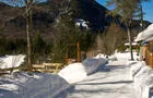 Devant les chalets