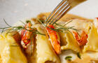 Restaurant h3 - Agnolotti aux crevettes & homard de Gaspésie&nbsp;&nbsp;&nbsp;&copy; Restaurant h3