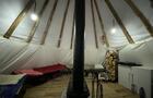 Tipi intérieur le soir&nbsp;&nbsp;&nbsp;&copy; Simon Gagnon