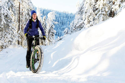Climbing, biking and other winter activities
