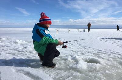 Ice fishing