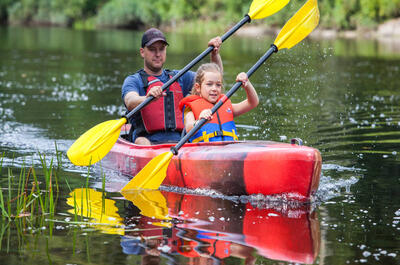 Canoeing, kayaking and rafting