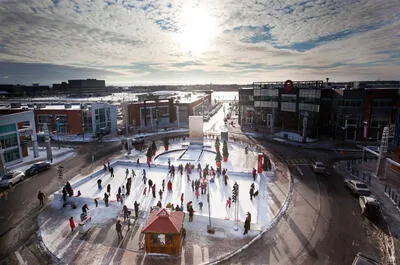 Centropolis skating rink
