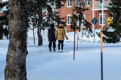 Sentier glacé de la Vélogare du Grand-Tronc