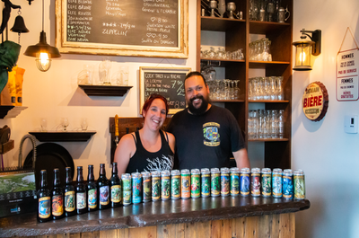 Microbrewery Domaine Berthiaume brewery farm