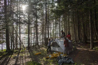 PARC NATIONAL DU LAC-TÉMISCOUATA, CAMPING ANSE-À-WILLIAM