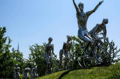Espace muséal extérieur de sculptures Beauce Art