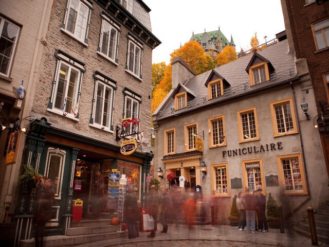 Funiculaire de Québec&nbsp;&nbsp;&nbsp;&copy; A.Rider