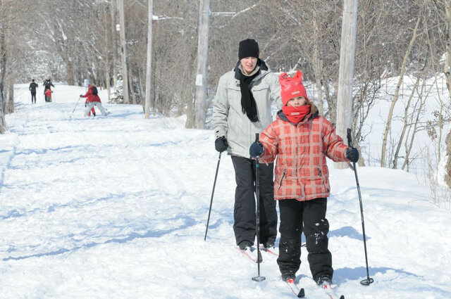 Ski de fond, Québec&nbsp;&nbsp;&nbsp;&copy; Base Plein Air Sainte-Foy