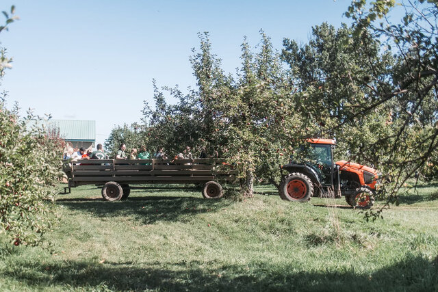 Tracteur&nbsp;&nbsp;&nbsp;&copy; Verger du Grand