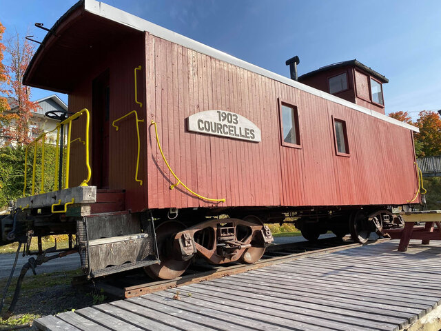 Wagon Lambton-Station 1895&nbsp;&nbsp;&nbsp;&copy; Espace aux Rives du temps