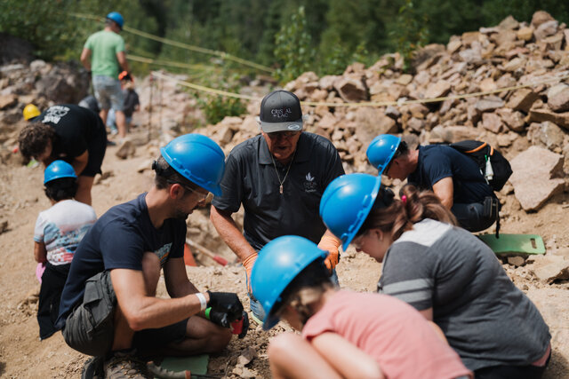 Excursion à la mine&nbsp;&nbsp;&nbsp;&copy; MCB