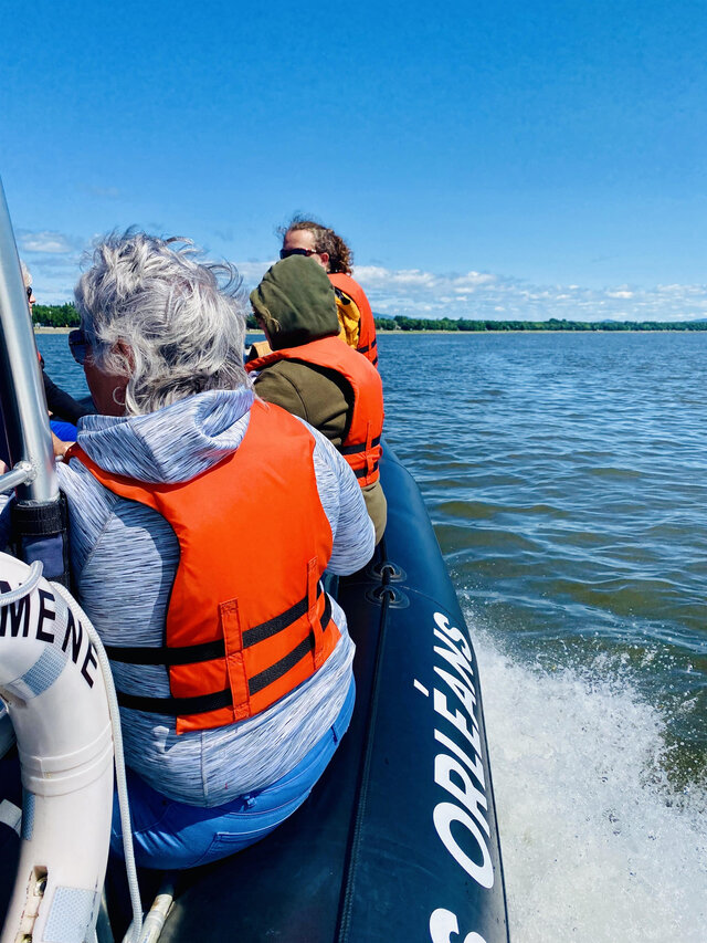 Croisière en bateau sur le fleuve Saint-Laurent&nbsp;&nbsp;&nbsp;&copy; Croisières Orléans - Yohann Moucheboeuf