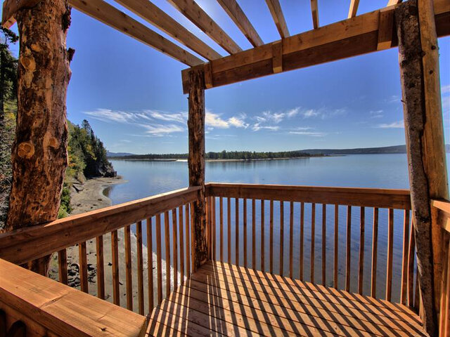 Vue sur Mer Mirador et plage&nbsp;&nbsp;&nbsp;&copy; Chalets du Parc
