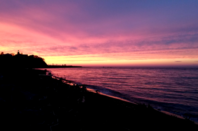 Magnifique coucher de soleil&nbsp;&nbsp;&nbsp;&copy; Camping Rivière La Martre