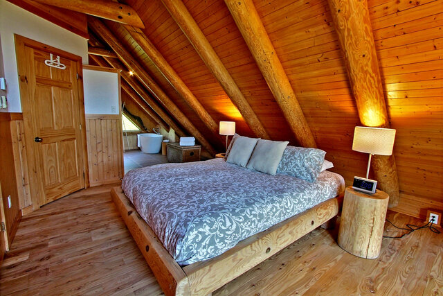 Le Castor - Chambre&nbsp;&nbsp;&nbsp;&copy; Au Chalet en Bois Rond