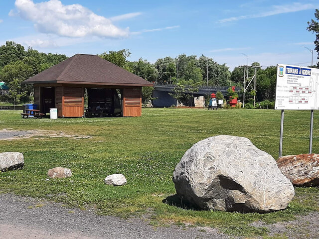 Gazébo au parc de l'île&nbsp;&nbsp;&nbsp;&copy; Municipalité de Leclercville