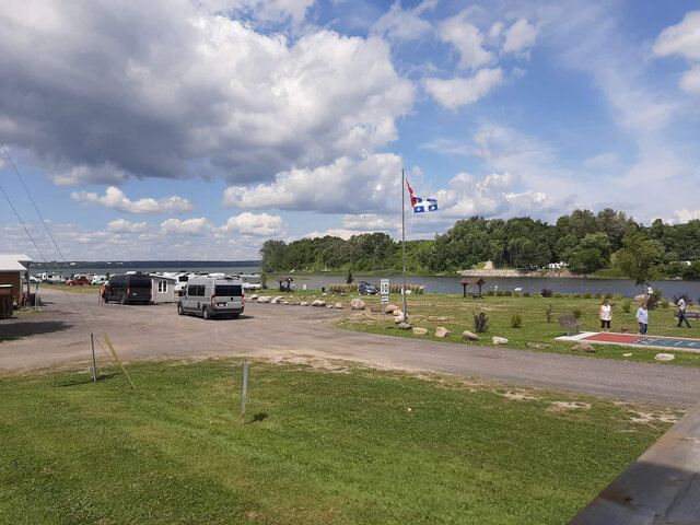 Vue entrée camping&nbsp;&nbsp;&nbsp;&copy; Municipalité de Leclercville